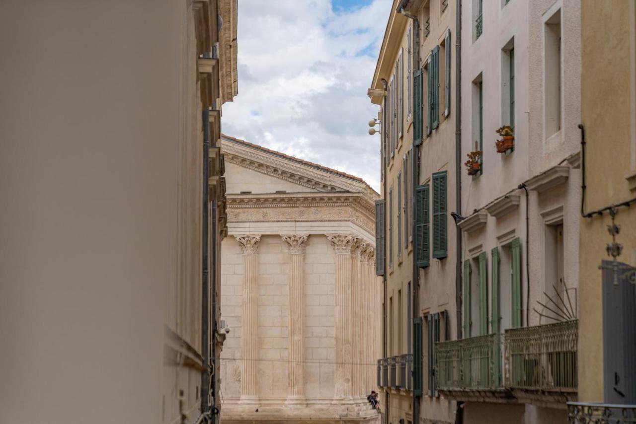 L'Elegance De La Pierre Au Pied De La Maison Carree - Une Nuit A Nîmes Exterior photo